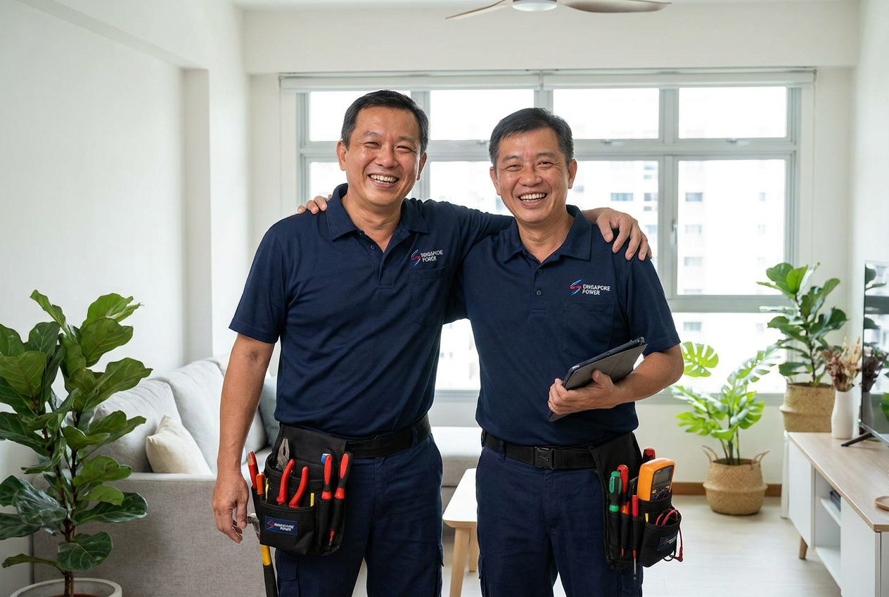 RenoContractor team in a Singapore home