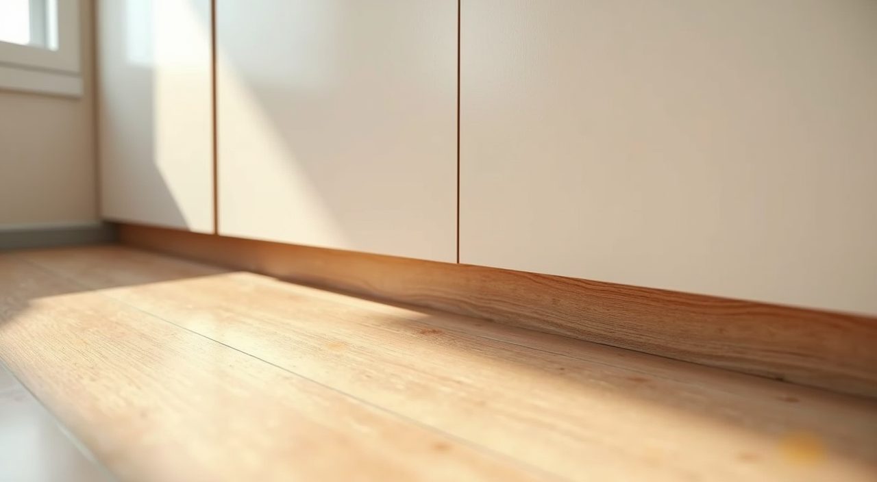 Close up of laminate carpentry and vinyl flooring finishes in a contemporary Singapore BTO kids bedroom