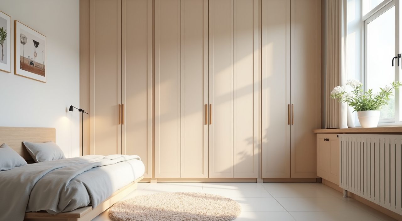 Contemporary Singapore BTO kids bedroom with a wall-anchored wardrobe, rounded edges and wipeable surfaces
