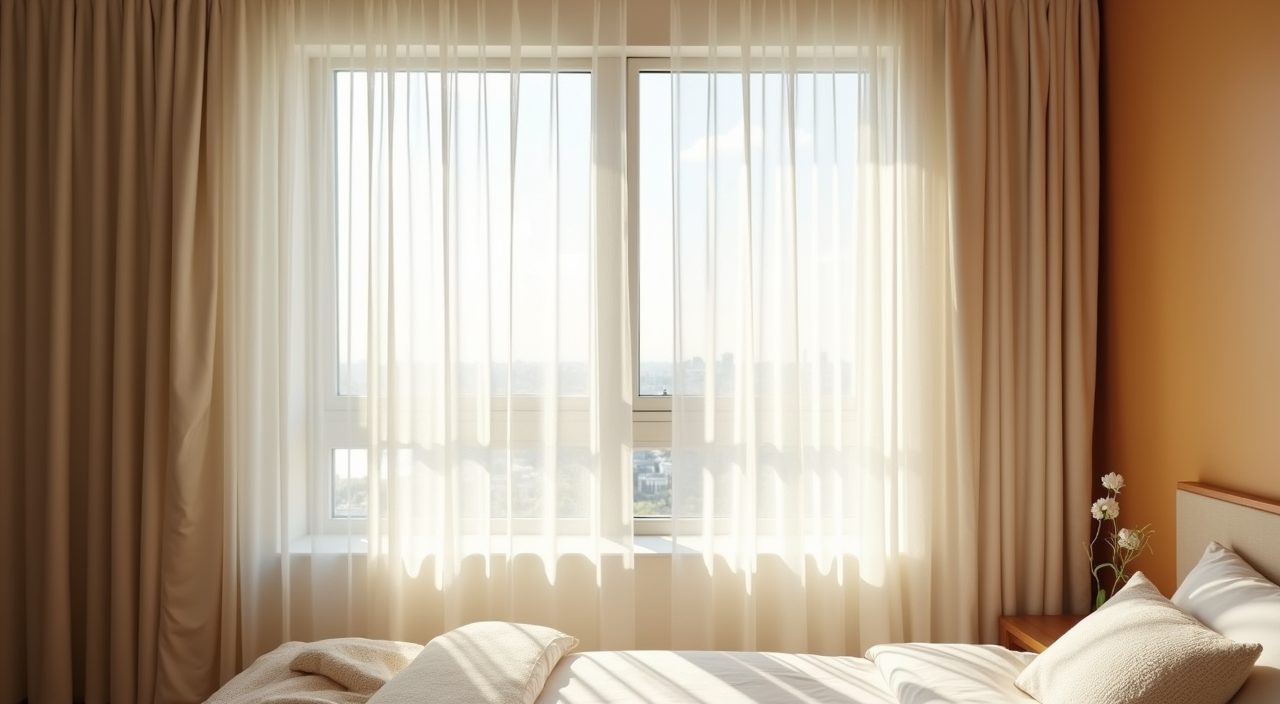 Sheer and blockout curtain detail managing tropical daylight in a modern contemporary Singapore kids room