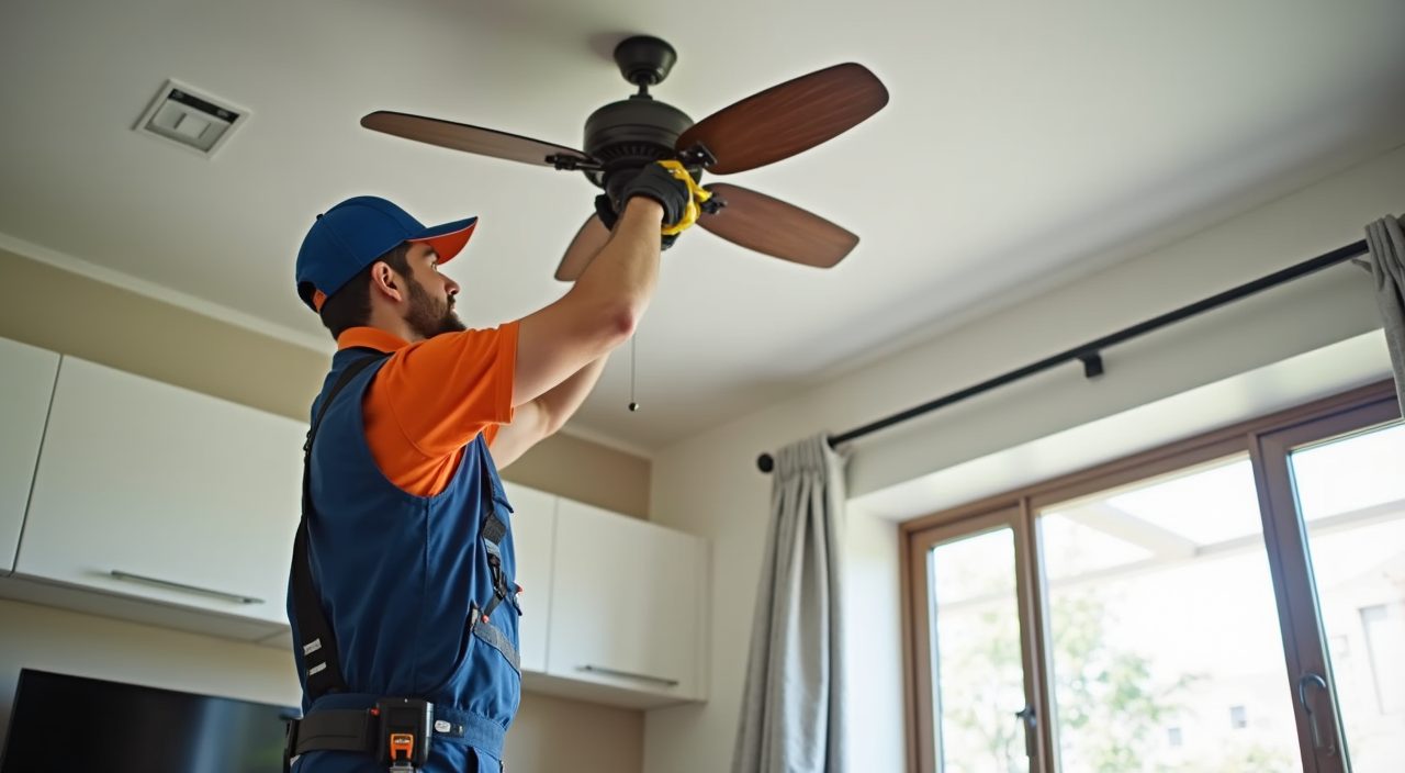 Ceiling Fan Installation: What an Electrician Does