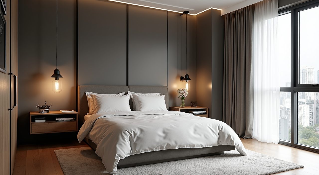 Industrial Master Bedroom Design Ideas for Singapore Homes