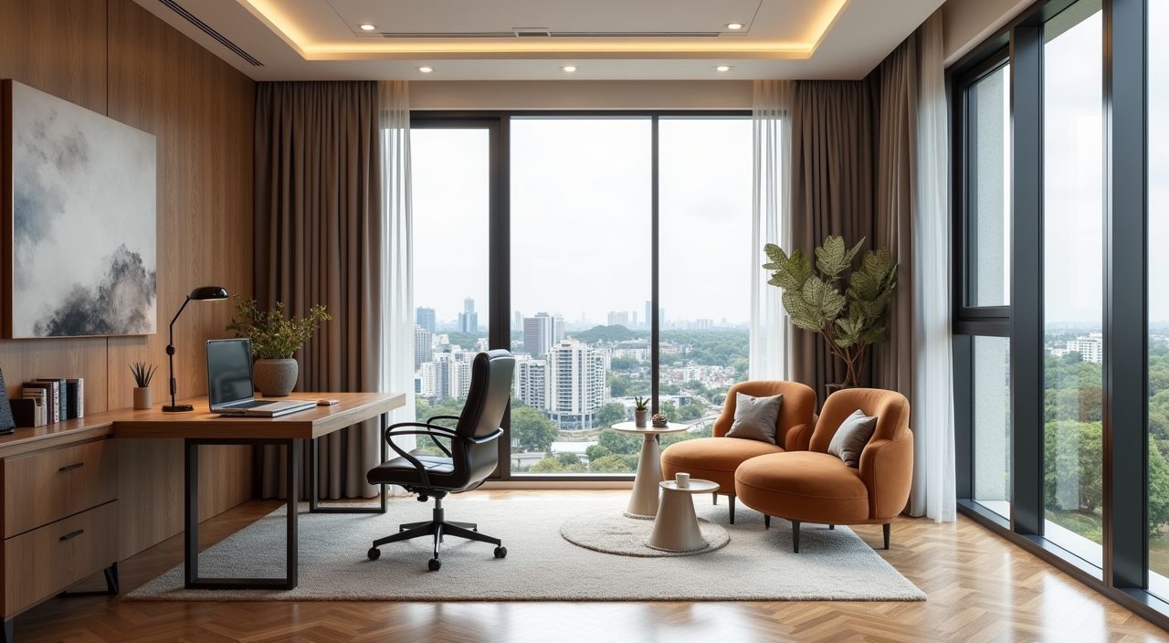 Landed Home Study Room Design Ideas
