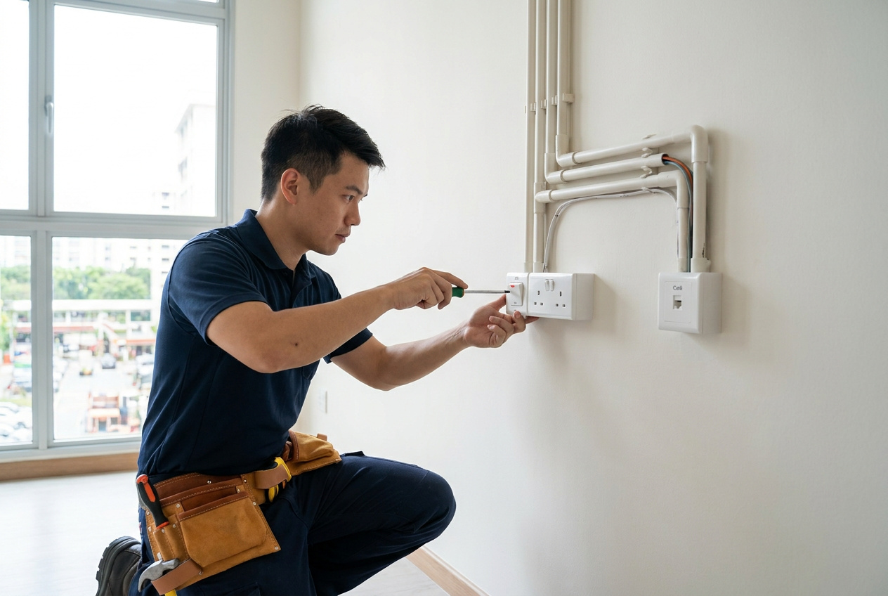 Electrical Installation Works for HDB at Bedok South