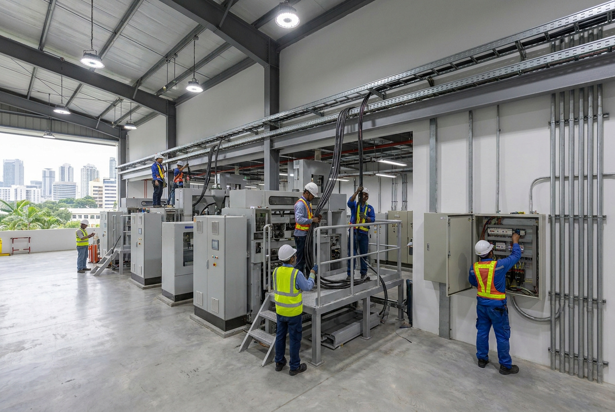 Electrical Installation and Maintenance for a Commercial Office