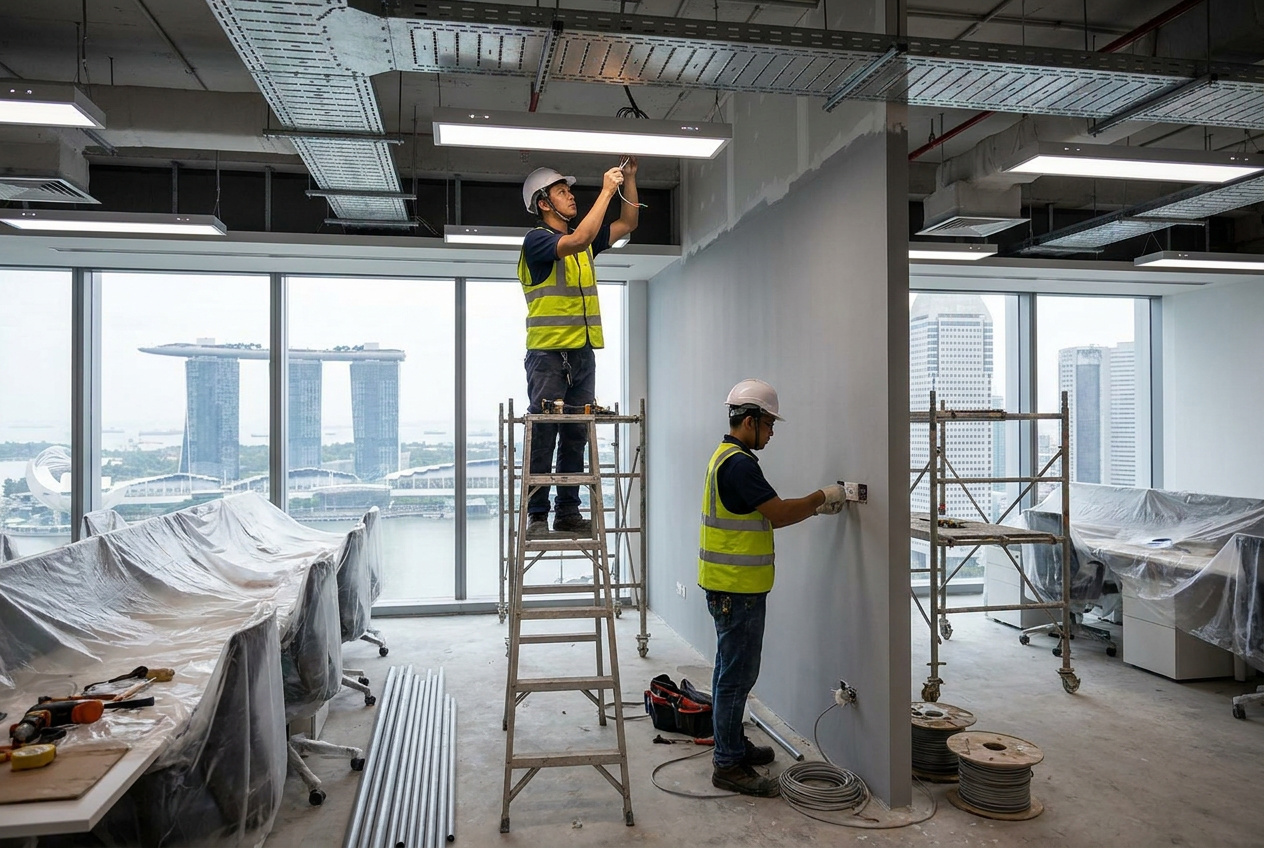 Electrical Installation and Maintenance for a Commercial Office Expansion
