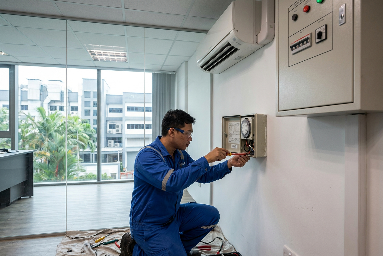 First Centre AC Manual Timer Installation