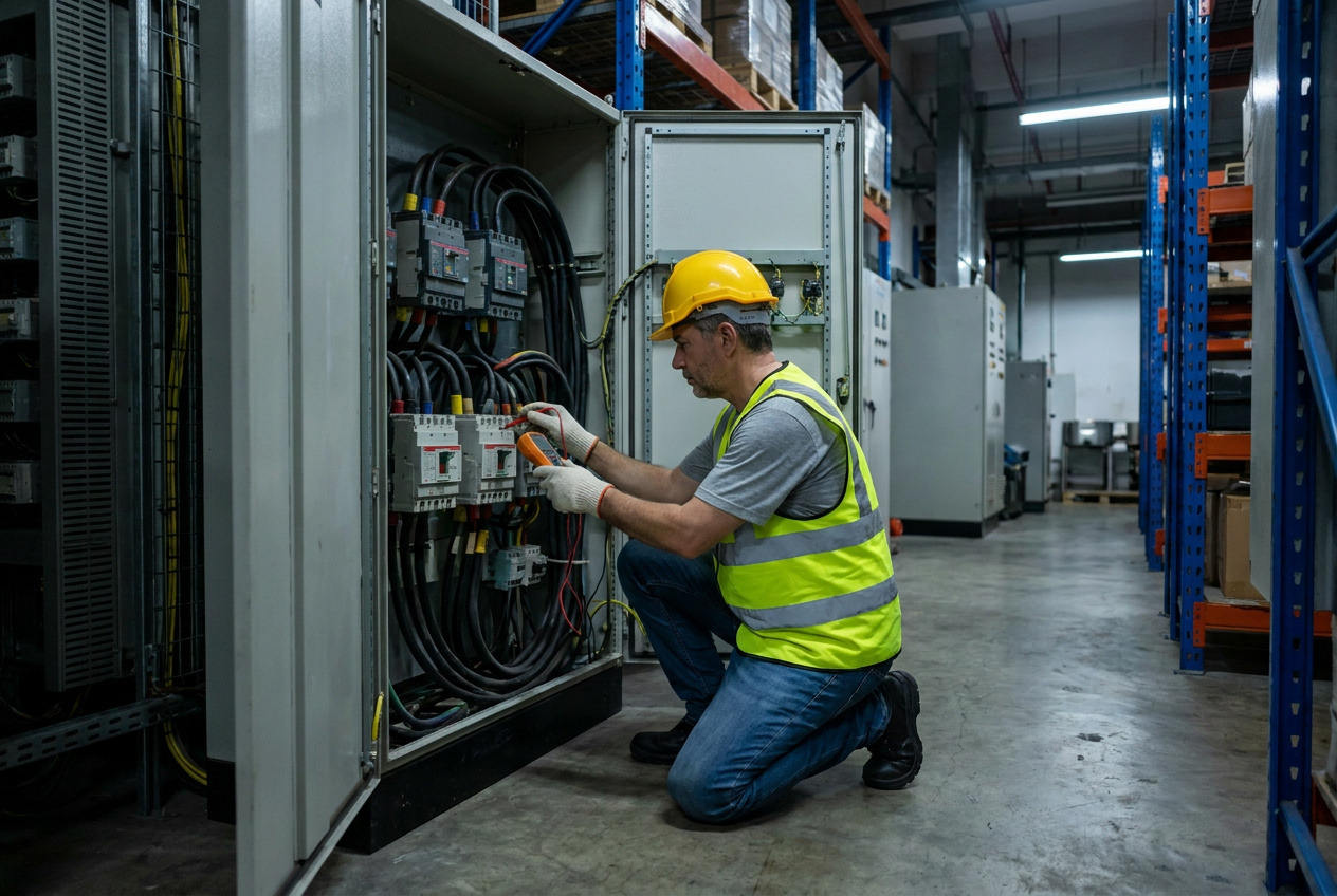 Licensed electricians for commercial and industrial spaces in Singapore