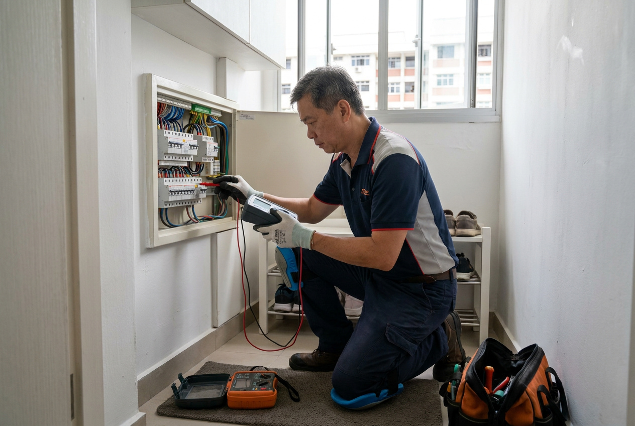 HDB and Residential LEW Electrician Services in Singapore