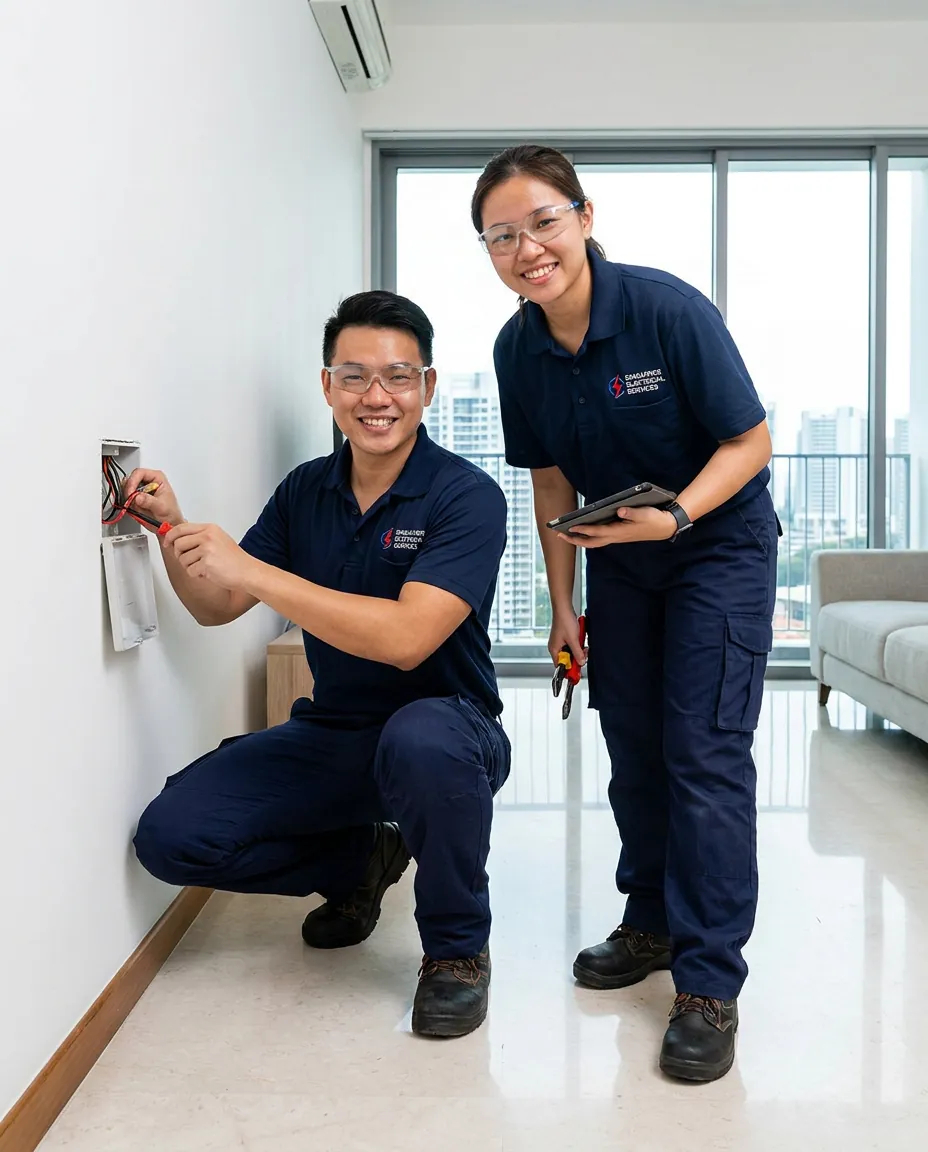 RenoContractor team at work in Singapore